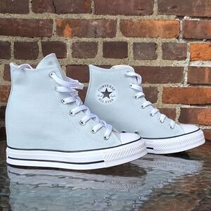 Converse Blue Ankle Booties with Iconic Logo